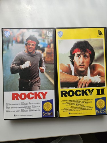 Cassette vhs rocky - vhs, "rocky"