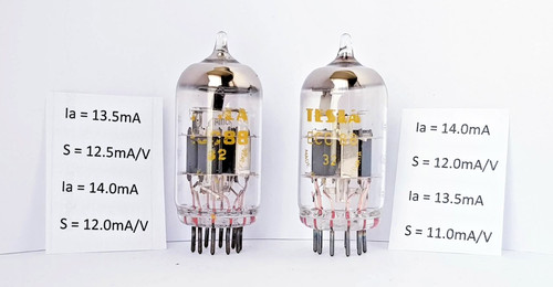 Ecc88 tesla coppia tubi - 2x,