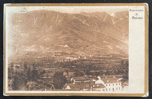 Cartolina epoca aviano - d', (pn)