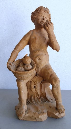 Putto infante nel cesto - l'infante,