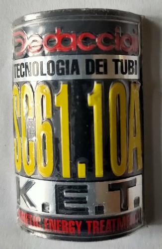 Etichetta dedacciai sc61 10a - etichetta,