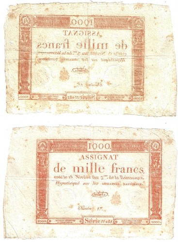 Banconota 1000 franchi - franchi, 3