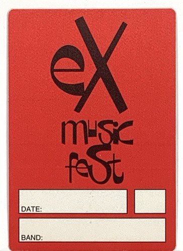Pass backstage music fest - music,