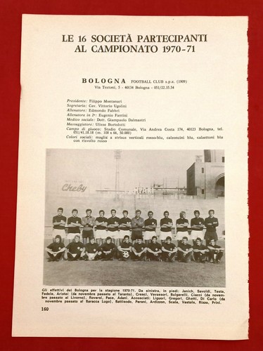 Bologna squadra pagina foglio - squadra, pagina/foglio