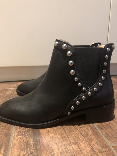Stivaletti zara pelle 36 - stivaletti, n