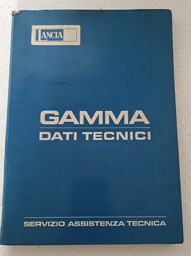 Lancia gamma dati - dati, tecnici