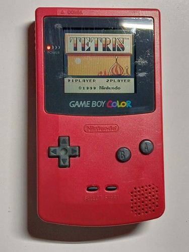 Nintendo game boy color rosa - color,