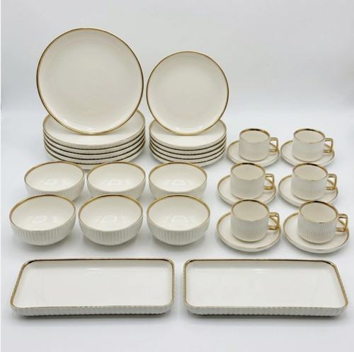 32pc luxury white - luxury,