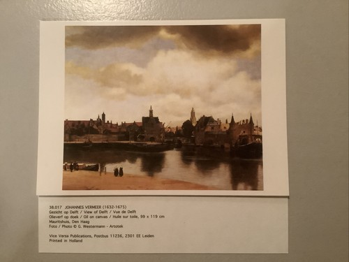 Cartolina johannes vermeer - cartolina,