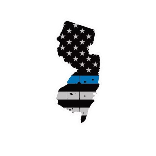 Distressed thin blue - thin, line