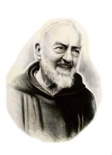 Schema punto croce padre pio - croce,