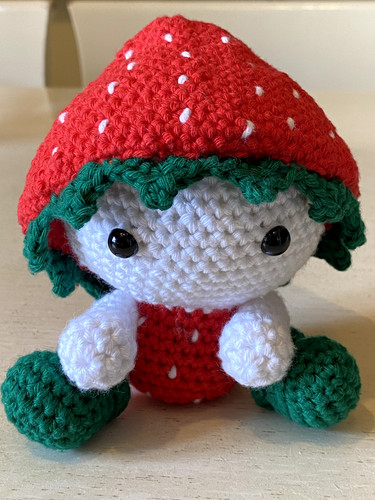 Baby fragola amigurumi - , in