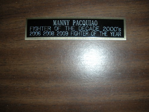 Targa nome manny pacquiao per - manny,