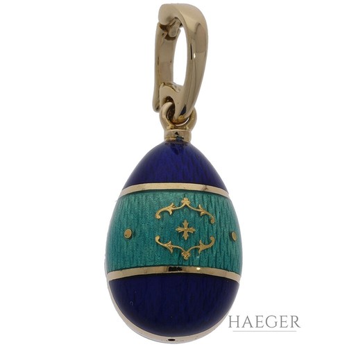 Ciondolo uovo fabergé oro - uovo,