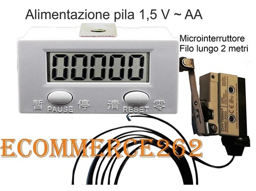 Contapezzi microinterruttore - +,