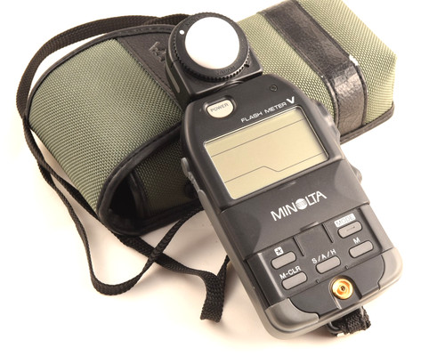 Minolta flash meter - flash,