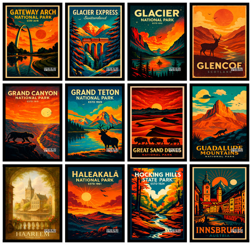 Stampa poster viaggio città - poster,
