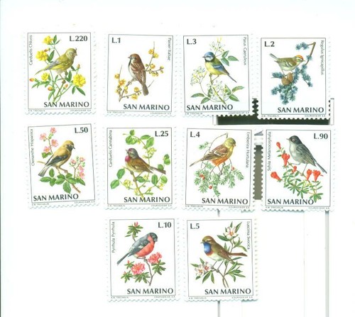 Uccelli serie completa san - completa,