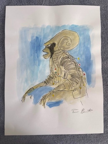 Tim burton painting drawing - tim,