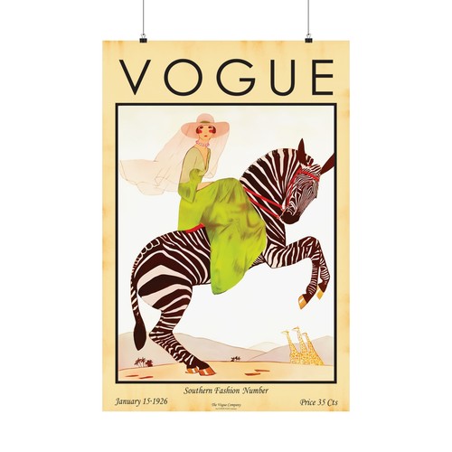 Copertina vogue vintage poster - copertina,