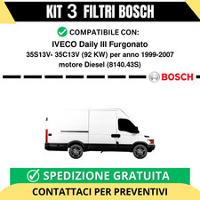 Kit bosch filtri tagliando - filtri,
