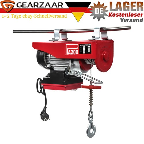 Paranco elettrico fune 100kg - a,
