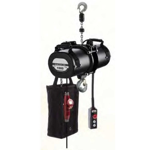 Paranco elettrico trifase nero