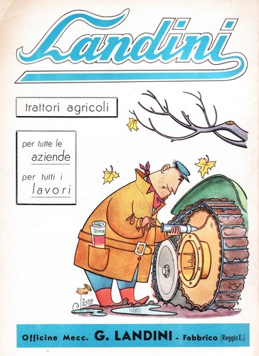 Pubbl 1955 trattori agricoli - 1955,