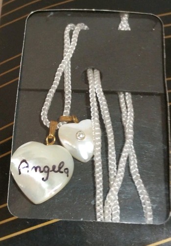 Collana cuore madreperla - cuore,
