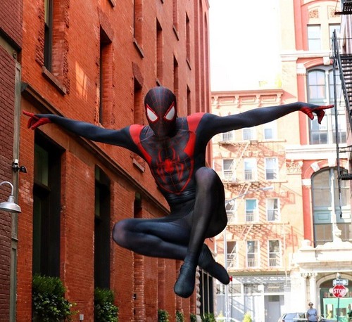Costume spiderman miles - costume,
