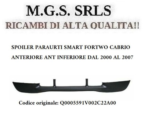 Spoiler paraurti anteriore - paraurti,