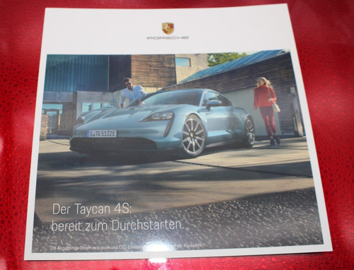 Porsche prospekt taycan - taycan, 4s