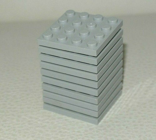 Lego 10x piastra 4x4 - 10x,