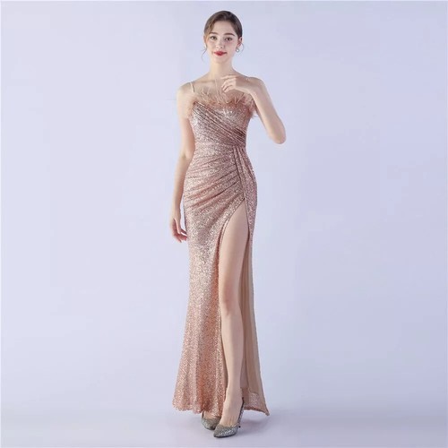 Vestito abito elegante lungo - elegante,