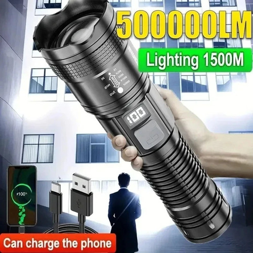 Torcia led militare 10000000lm - torcia,