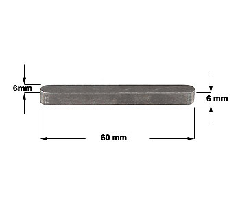 Project one cadet axle - project, keyway