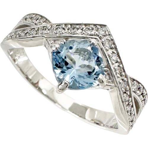 Anello acquamarina 0 63 - us,