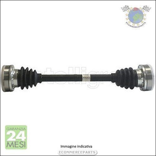 Semiasse metelli anteriore - metelli, dx