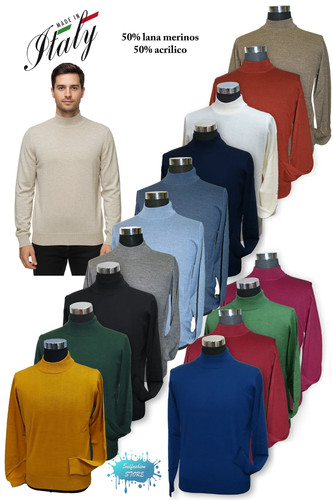 Maglia uomo lupetto mezzo - uomo,