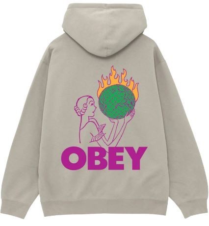 Felpa obey world flames - felpa, in