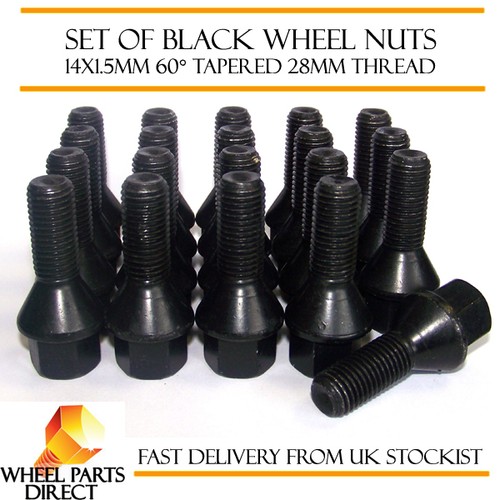 Bulloni cerchi lega neri - bulloni, in