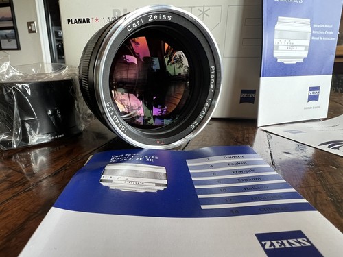 Carl zeiss planar 85mm ze - carl, f1.4