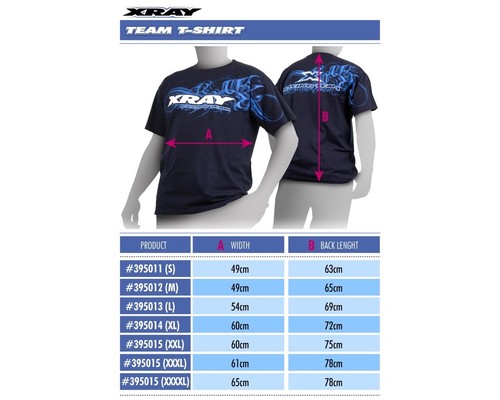 Shirt xray team xra395013 - l,