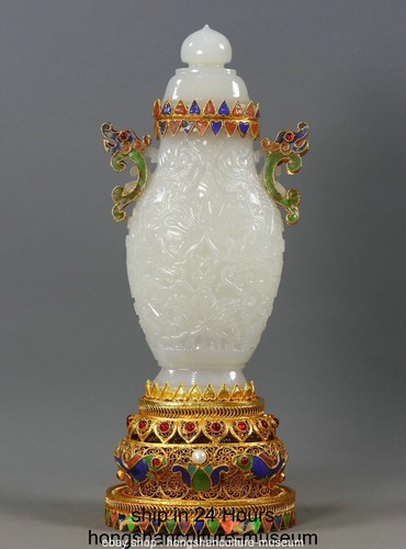Bottiglia vaso fiori dinastia