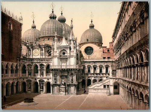 Venezia cortile nel palazzo - cortile,