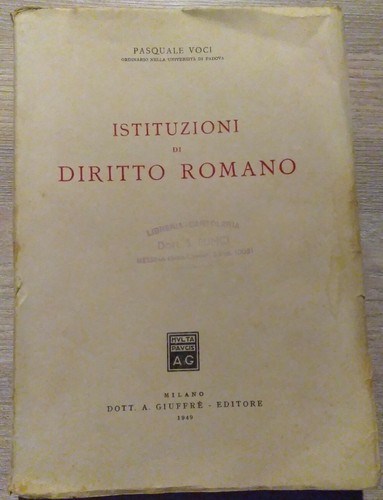 Istituzioni diritto romano - istituzioni, di