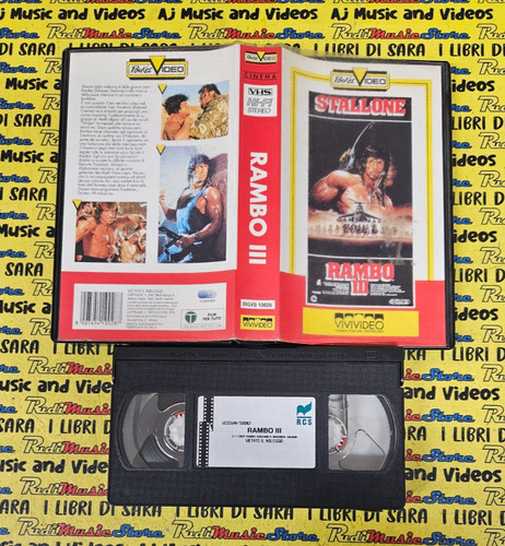 Vhs film rambo iii - film**, macdonald