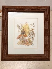 dipinto acquarello con cornice