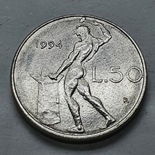 Italy 50 Lire 1994 R Small