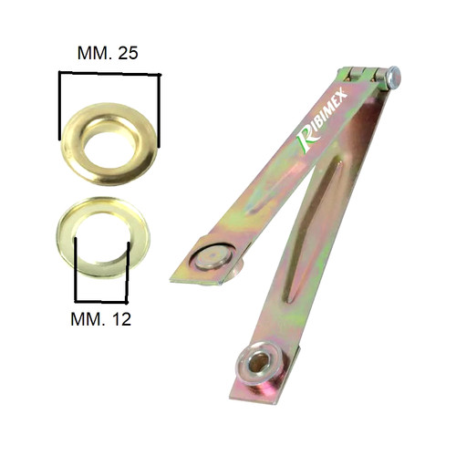 Pinza per occhielli anelli